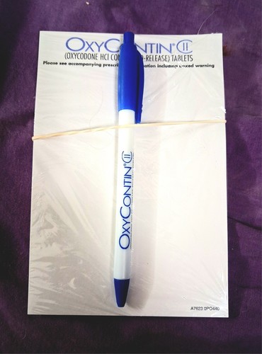 Oxycontin note pads with - oxycontin,